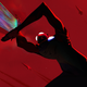 Ultraman fires a Specium Ray attack in his iconic cross-armed pose in this stylized animated render.